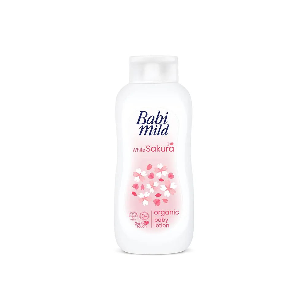 Babi Mild White Sakura Organic Baby Lotion - 180ml
