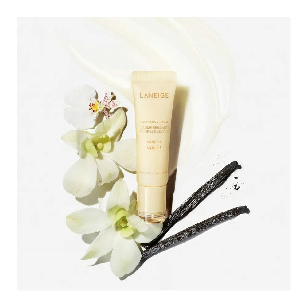 Laneige Vanilla Lip Glowy Balm, Shea Butter & Murumuru Butter - 10g