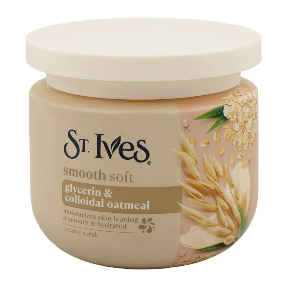St.Ives Smooth Soft Colloidal Oatmeal Creamy Scrub, Glycerin - 300g