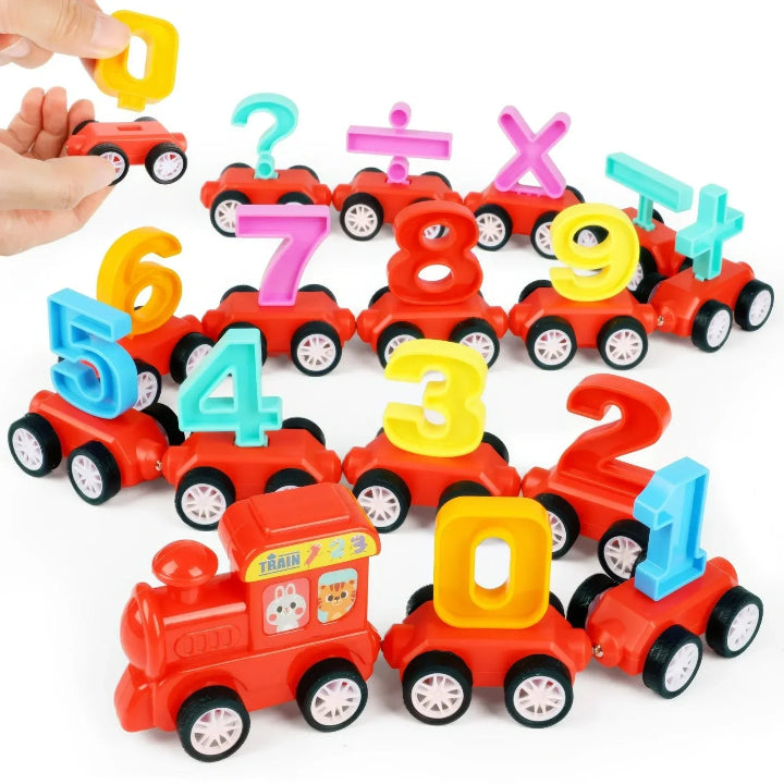 Colorful Plastic Magnetic Digital Number Train