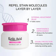 Kojic Acid Collagen Whitening Cream Bleaching Face 80ml