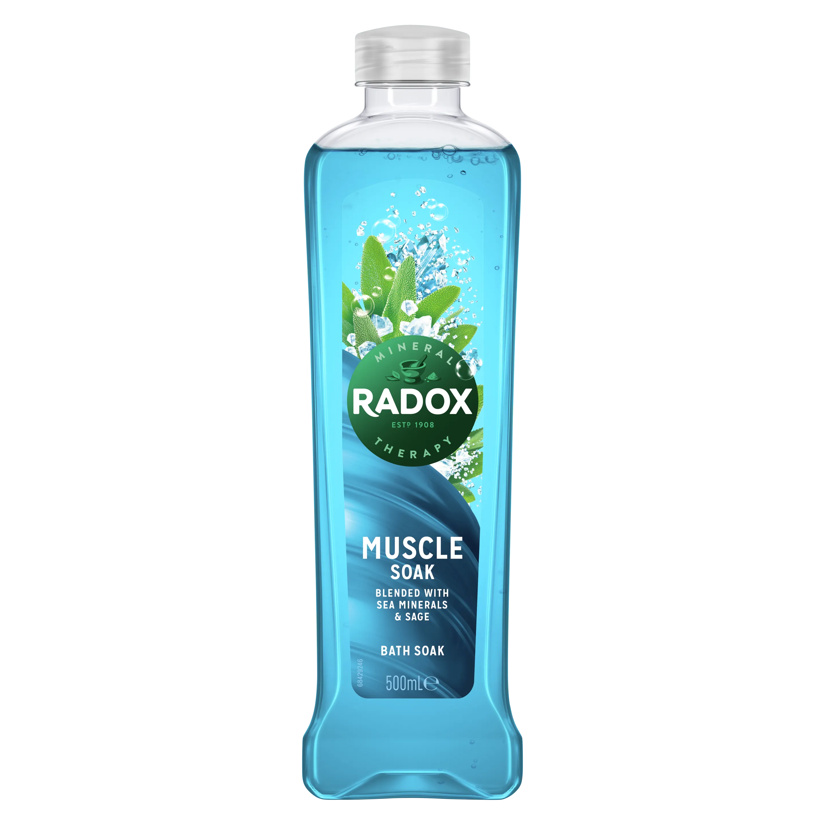 Radox Muscle Soak Bath Soak with Sea Minerals & Sage - 500ml