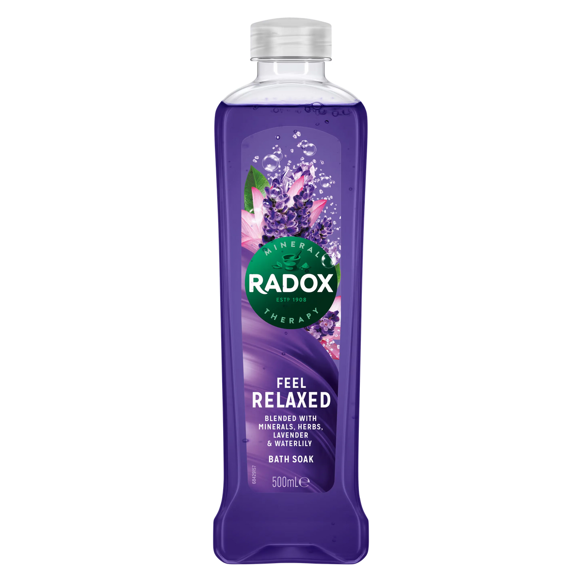 Radox Feel Relaxed Bath Soak with Lavender & Waterlily - 500ml