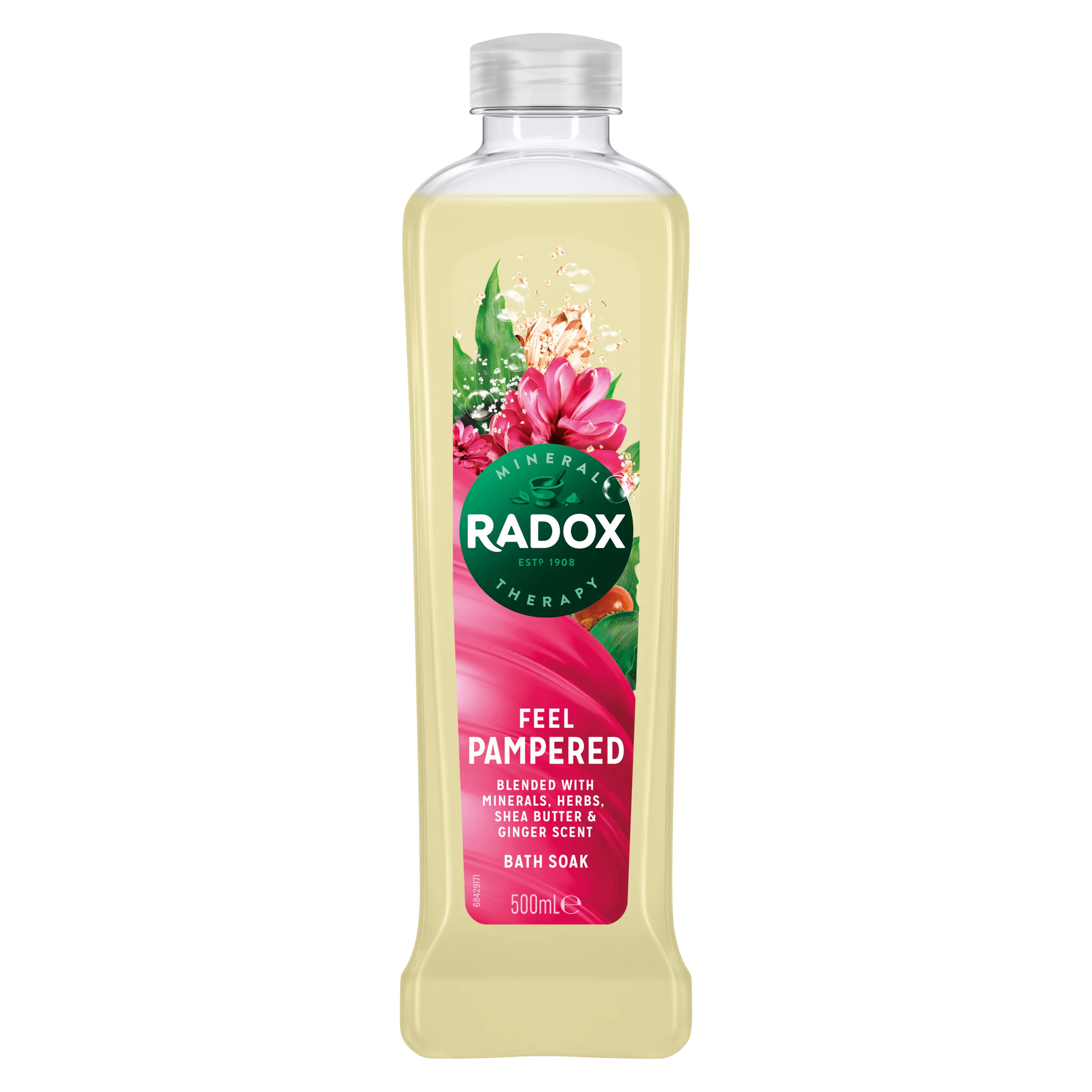 Radox Feel Pampered Bath Soak with Shea Butter & Ginger - 500ml
