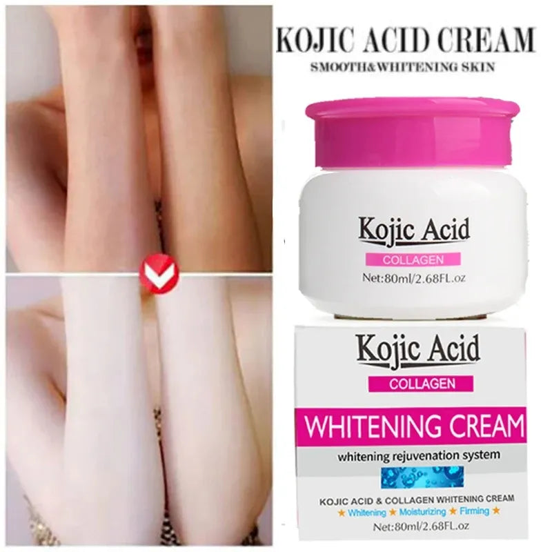 Kojic Acid Collagen Whitening Cream Bleaching Face 80ml