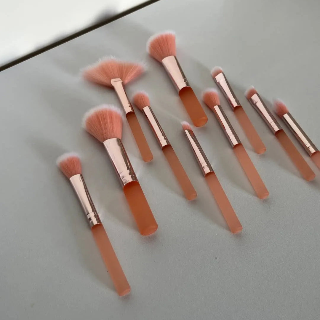 Sweet Beauty Makeup Brush Set Blister X 10 Pcs.