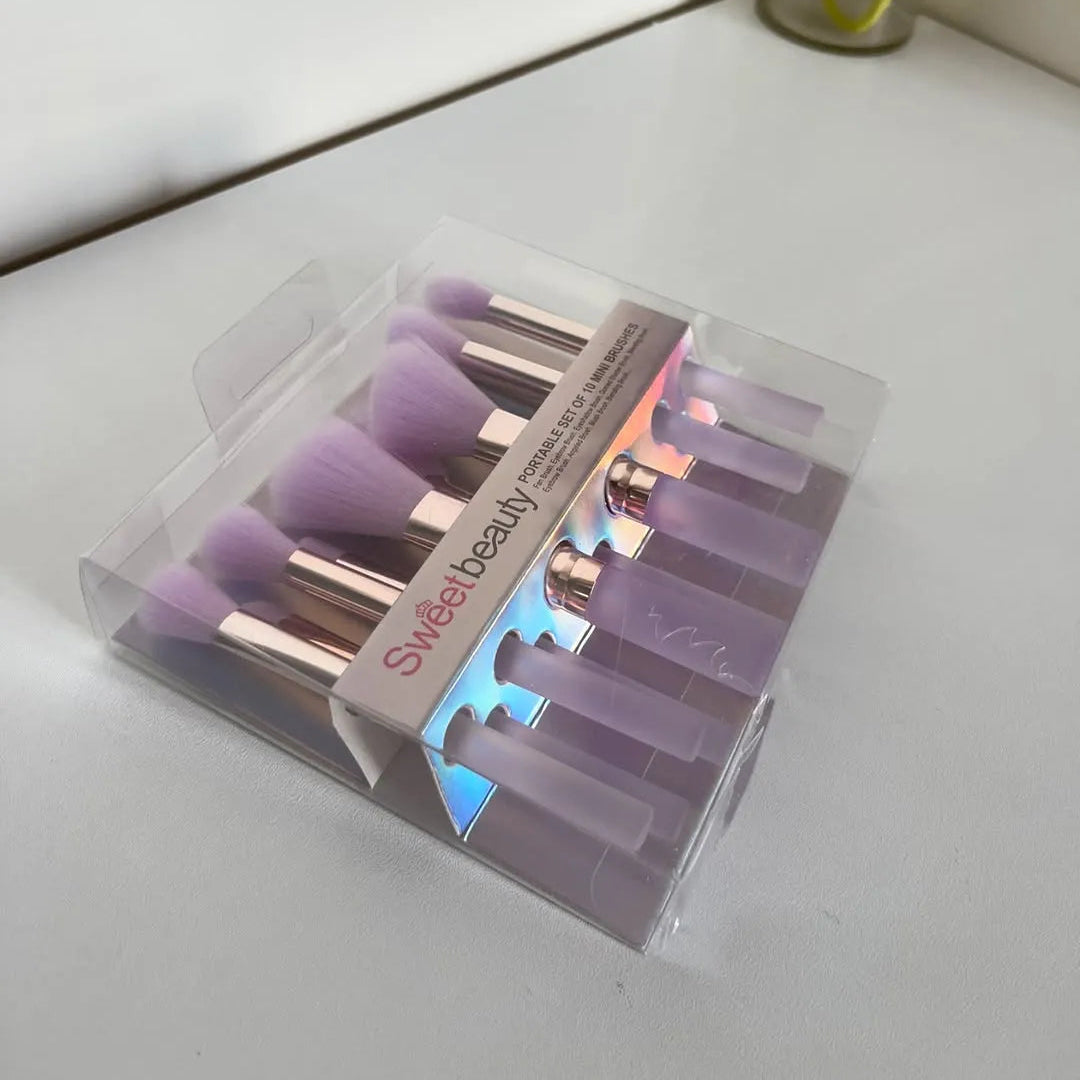 Sweet Beauty Makeup Brush Set Blister X 10 Pcs.