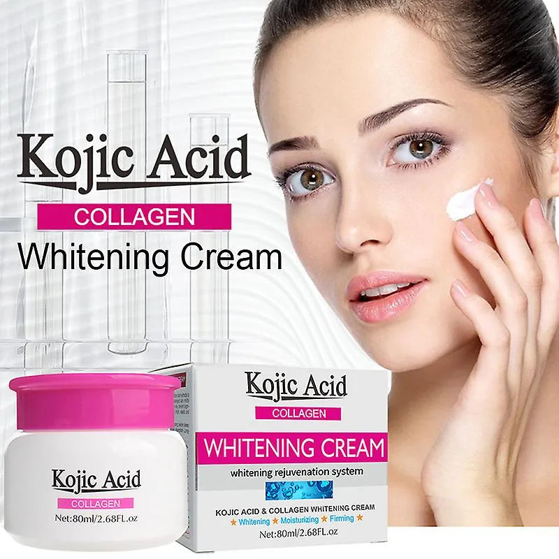 Kojic Acid Collagen Whitening Cream Bleaching Face 80ml