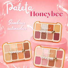 HUDAMOJI Honey Bee Eyeshadow Palette - 8 Colors