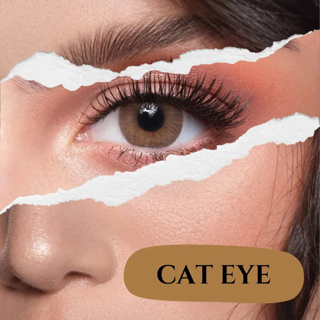 Dahab Gold Collection Cat Eye Contact Lenses