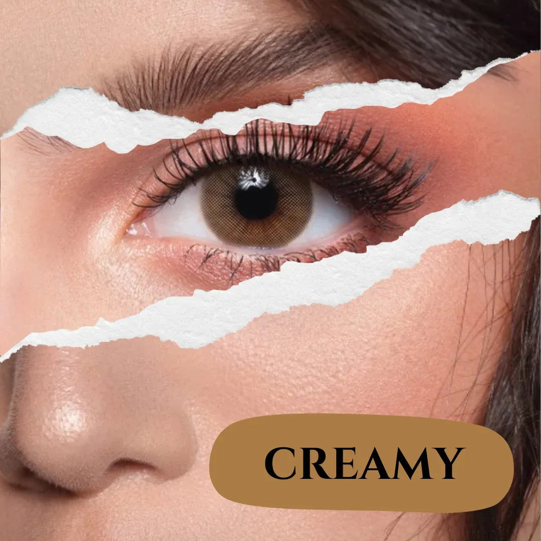 Dahab Gold Collection Creamy Contact Lenses