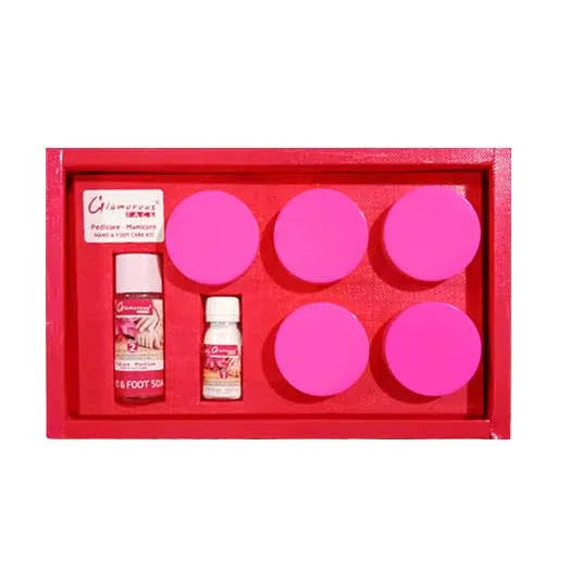 Glamorous Face 6-Step Pedicure & Manicure Care Kit for Hand and Foot Care