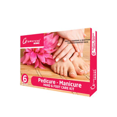 Glamorous Face 6-Step Pedicure & Manicure Care Kit for Hand and Foot Care
