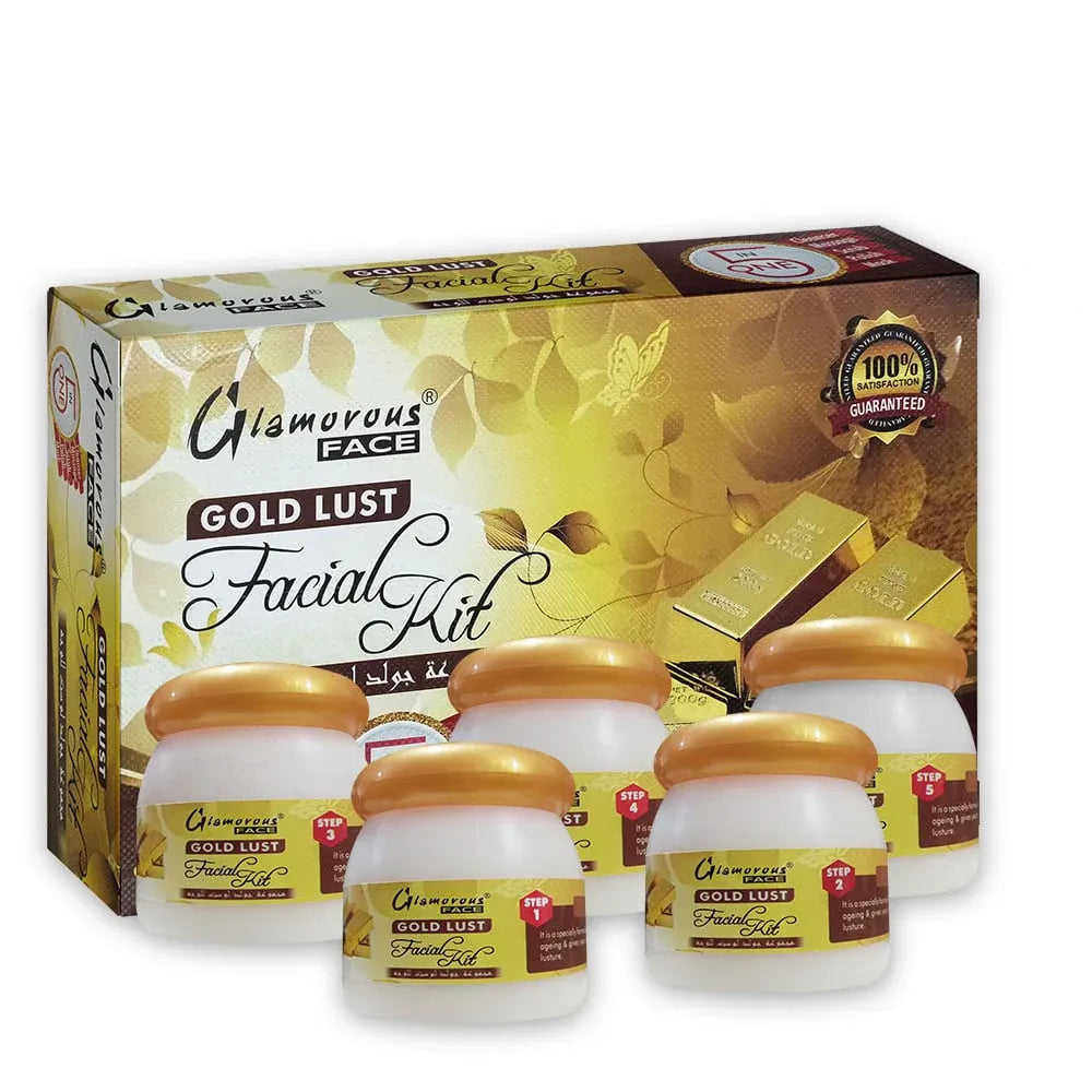 Glamorous Face 5 In 1 Gold Lust Facial Kit