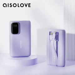 Aisolove W18 Power Bank With Cable Quick Charge 10000mah