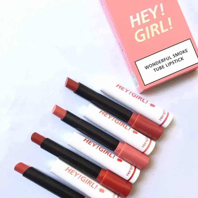 Heng Fang Hey Girl – 4 Pcs Smoke Lipstick Set