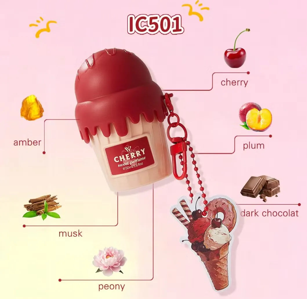 Ice Cream Cherry  Fragrance Body Spray Mist - 50ml