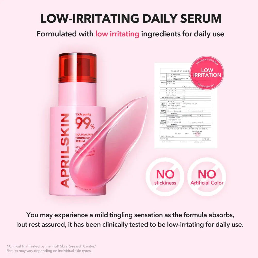 APRILSKIN TXA Niacinamide Toning Shot 99 Serum -30ml