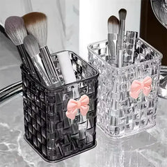 Multipurpose Transparent Organizer Box for Makeup Brushes - Each