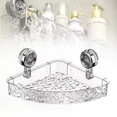 Bathroom Corner Shelf Wall Mounted Drain Rack Shower Shelf For Bathroom