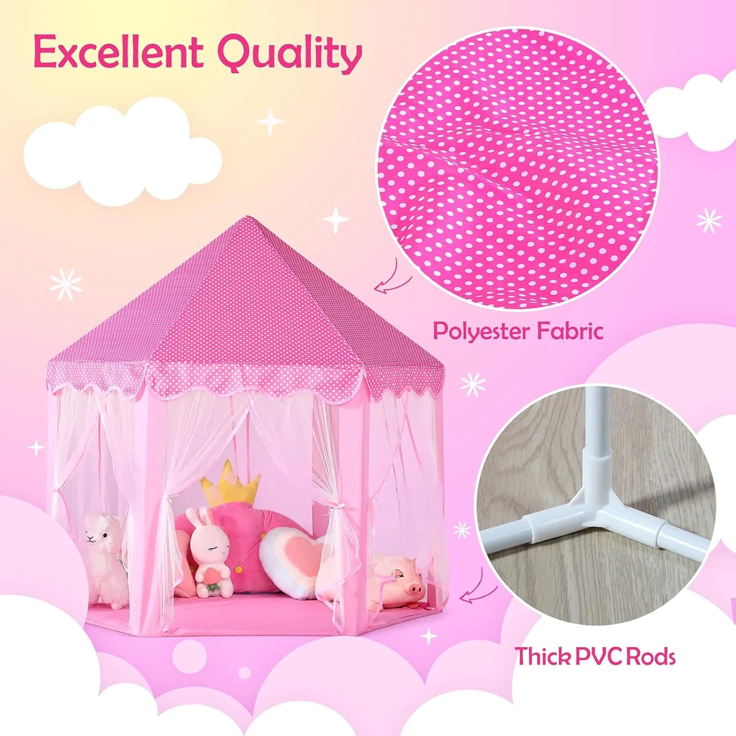 Portable Children Kids Play Tents