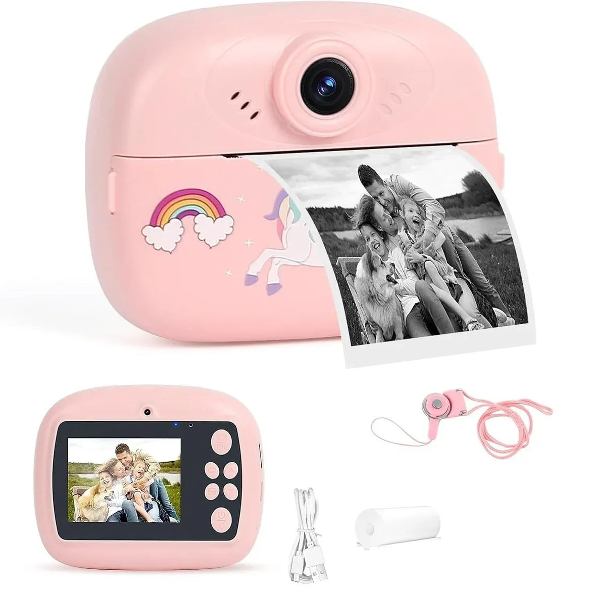 Instant Print Digital Camera for Kids
