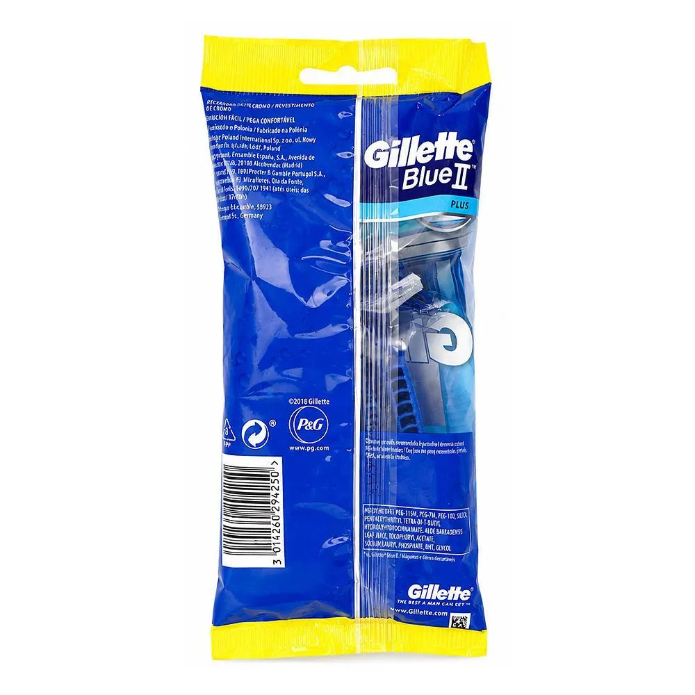 Gillette Blue II Plus Disposable Razors - 6-Pack