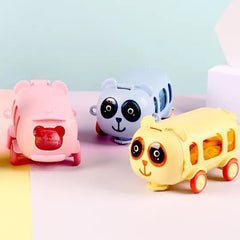 2-in-1 Portable Toy Bus Drinking Bottle