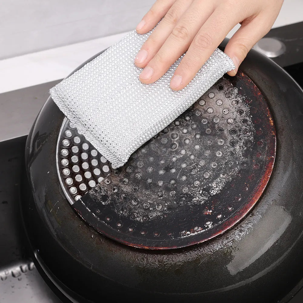 Non-Scratch Wire Dish Sponges – Pack of 4