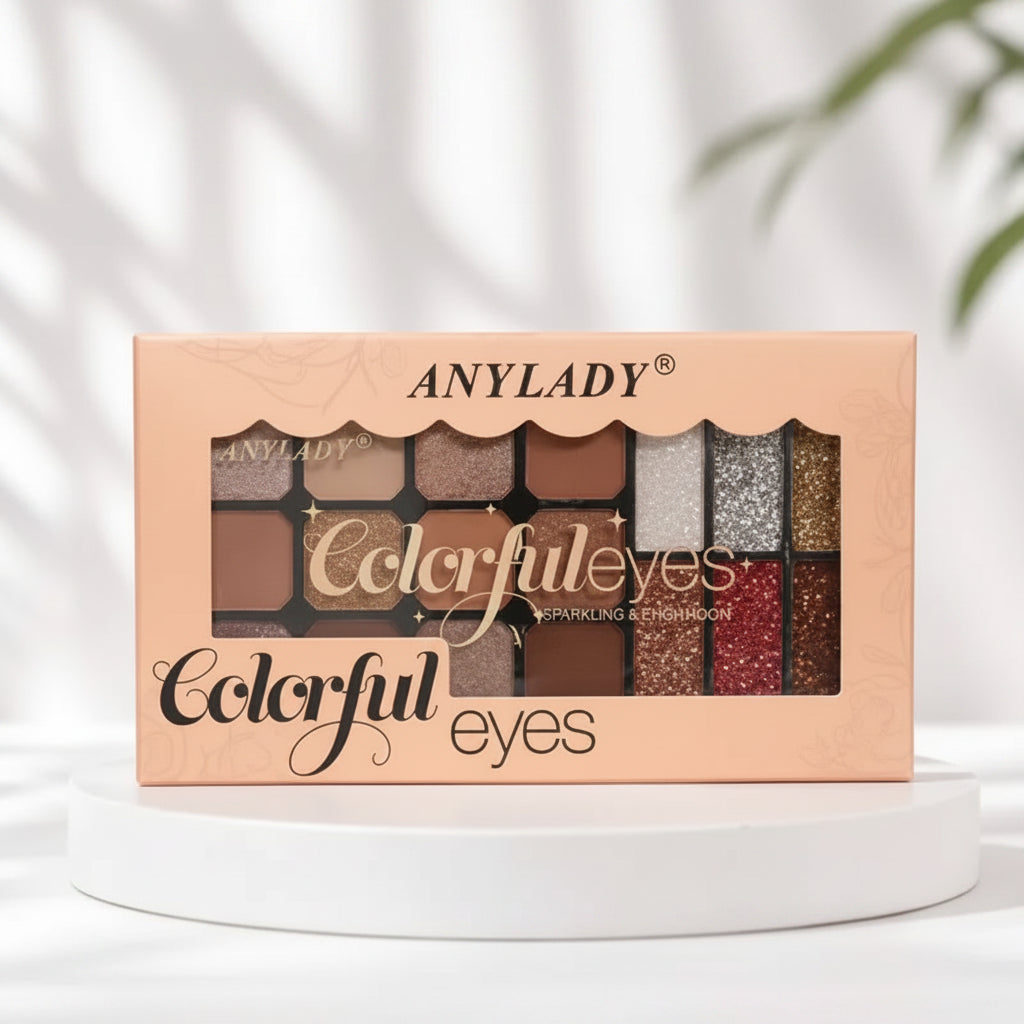 ANYLADY Colorful Eyes Sparkling Eyeshadow Palette