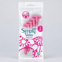 Gillette Simply Venus Basic Disposable Razors - Pack of 5