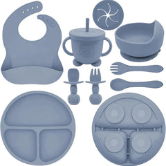 Anti-Slip Silicone Baby Feeding - 7 Piece Set
