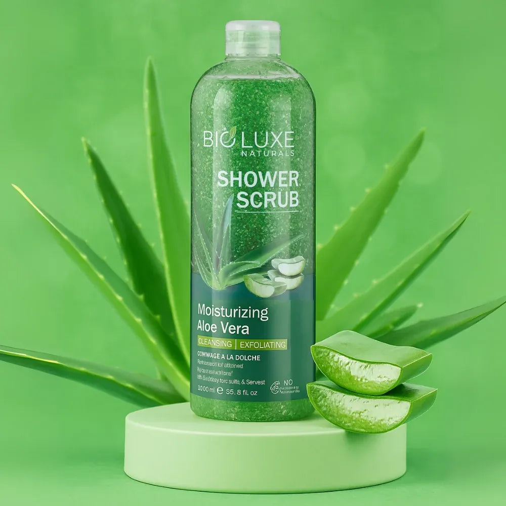 Bio Luxe Naturals Moisturizing Aloe Vera Shower Scrub - 1000ml
