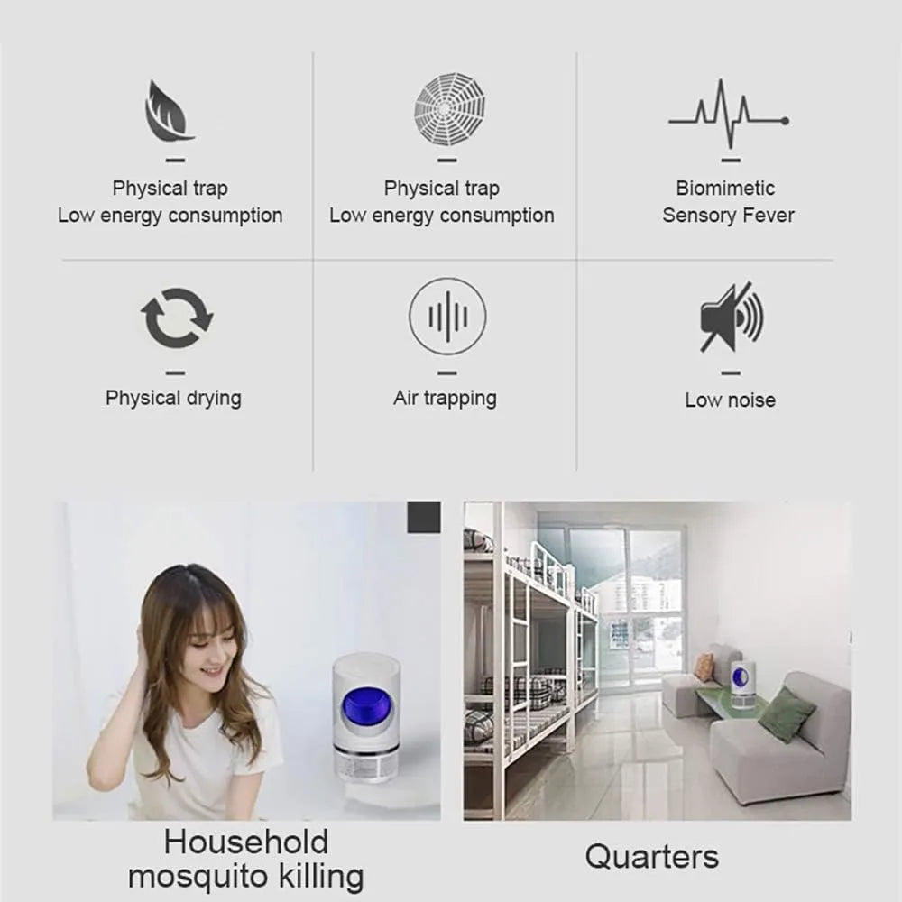 USB Electronic Bionic Mosquito Killer Lamp