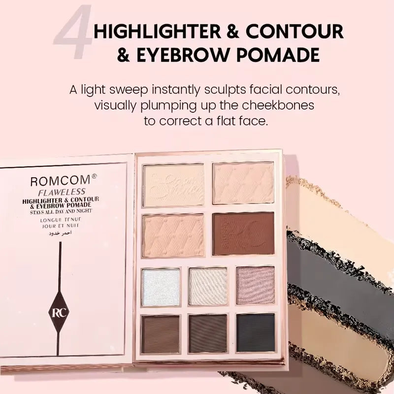 Romcom Flawless All in One Book Makeup Palette Set