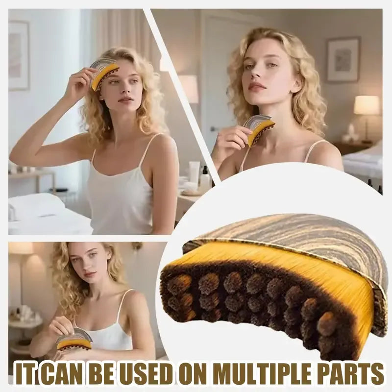 Wooden Facial Sculpting Massager Brush - Each