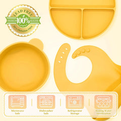 Anti-Slip Silicone Baby Feeding - 7 Piece Set
