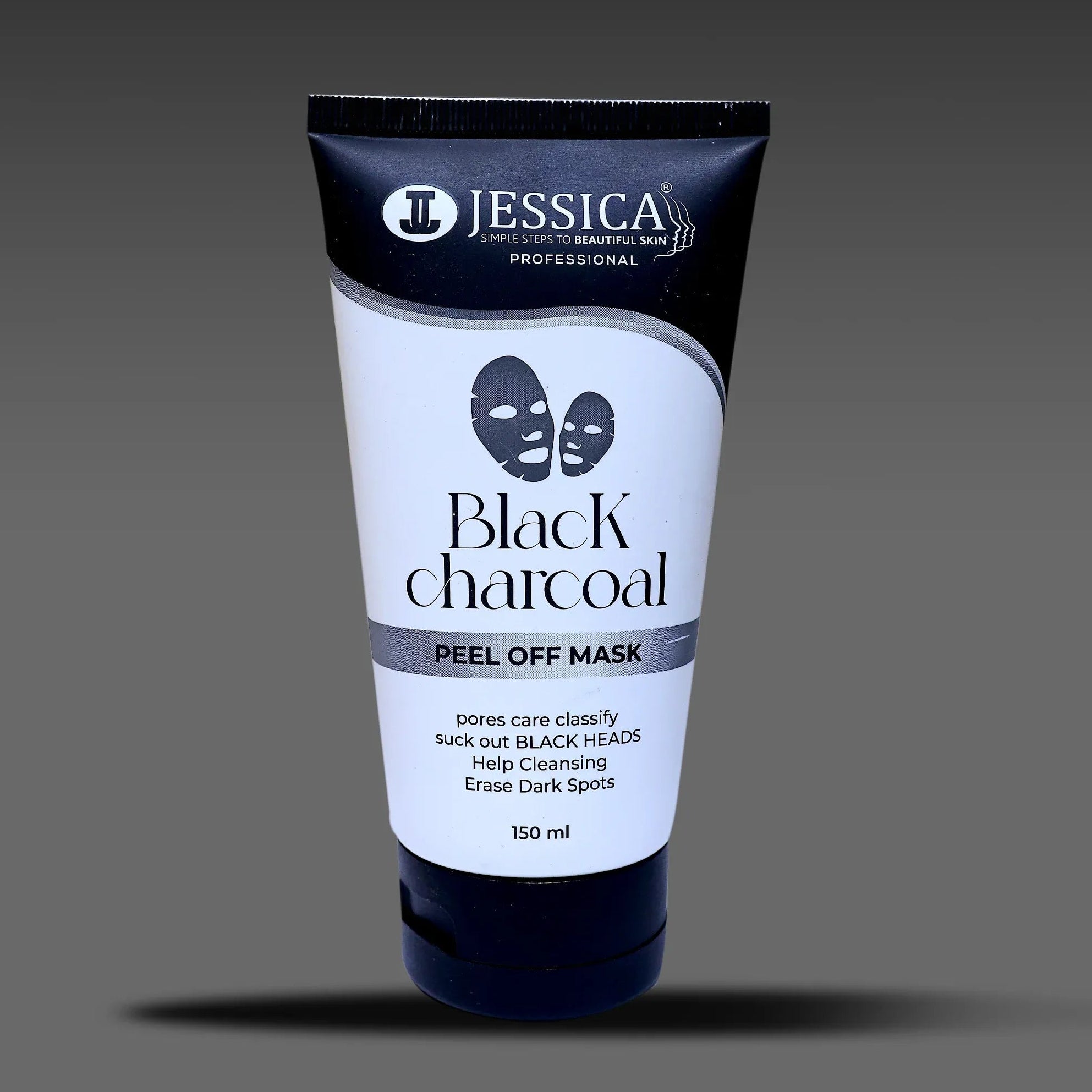 Jessica Black Charcoal Peel Off Mask - 150ml