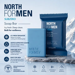 Oriflame North For Men Subzero Soap Bar - 100g