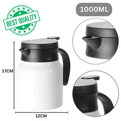 Stainless Steel Insulated Coffee Carafe with Removable Infuser Filter - 1000ml