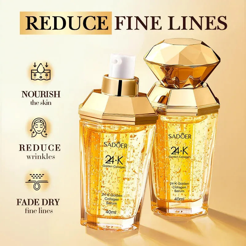 SADOER 24K Golden Collagen Face Serum – 40ml