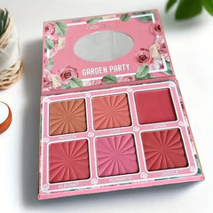 IGOODCO Very Vegan Garden Party - 6 Color Blusher Palette