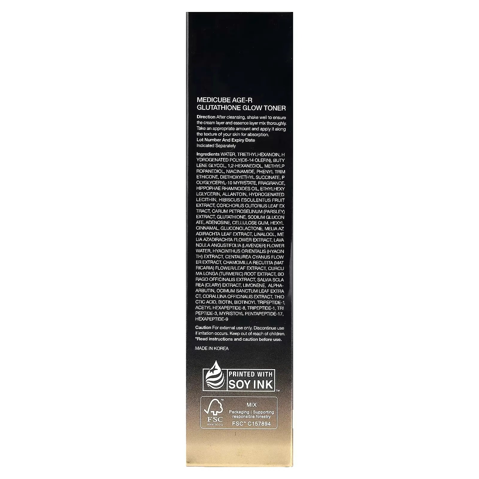 Medicube Age-R Glutathione Glow Toner - 140ml