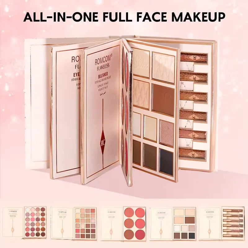 Romcom Flawless All in One Book Makeup Palette Set