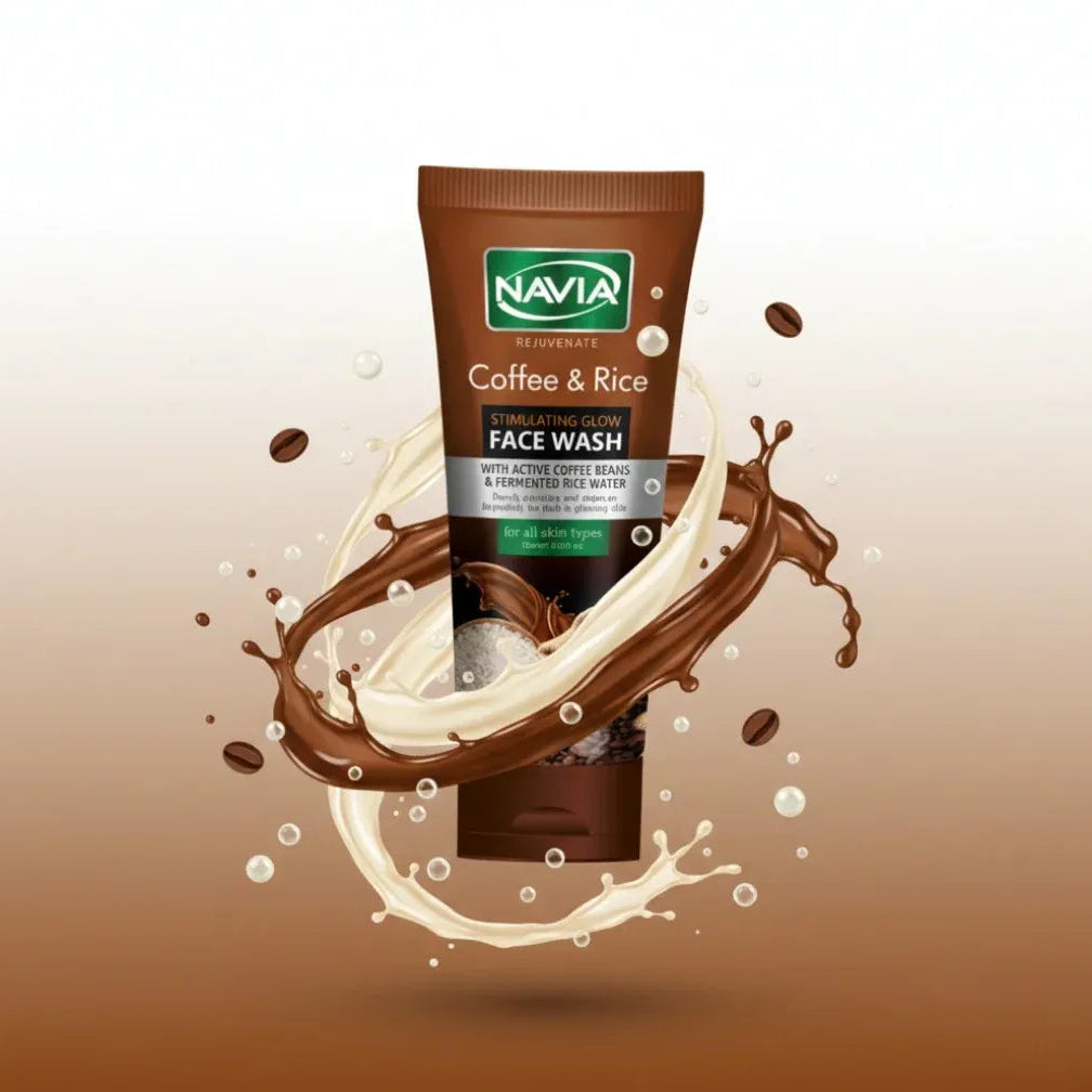 NAVIA Coffee & Rice Face Wash - 100g