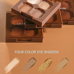 Gigi Rose 4 Colors Nude Eyeshadow Palette