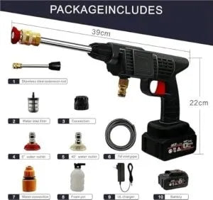 The HydroDrive 48V Cordless Power Washer – High-Pressure Wireless Car Wash & Foam Gun