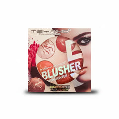 MSYAHO Professional Makeup 5 Color Highlighter & Blusher Palette