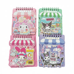 Sanrio Cartoon Mini Spiral Notebooks