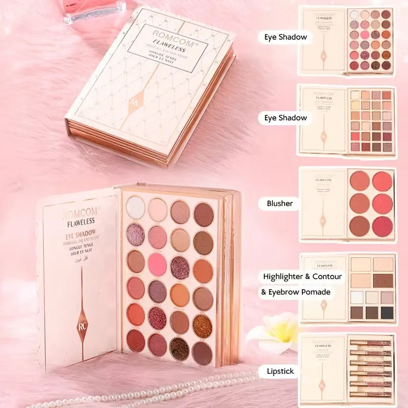 Romcom Flawless All in One Book Makeup Palette Set